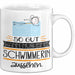Schwimmerin Geschenk Tasse So Gut Kann Nur Eine Schwimmerin Aussehen Geschenkidee Geburtstag Weihnachten Lustig Weiß Trendation