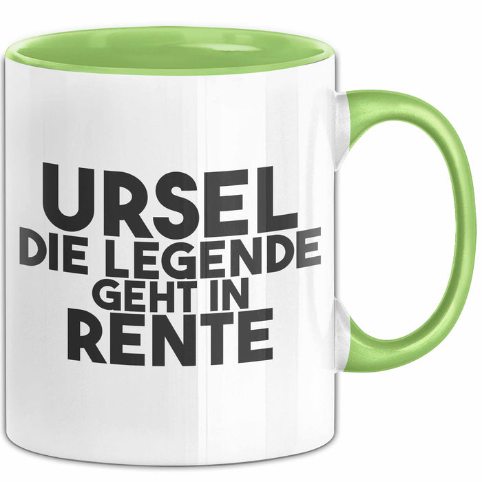 Ursel Tasse Ursel – Die Legende Geht In Rente Geschenk