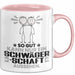 Schwägerschaft Geschenk Tasse So Gut Kann Nur Ein Schwägerschaft Aussehen Geschenkidee Kaffee-Becher Rosa Trendation