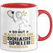 Squash-Spieler Geschenk Tasse So Gut Kann Nur Ein Squash-Spieler Aussehen Geschenkidee Kaffee-Becher Rot Trendation