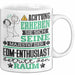 EDM-Enthusiast Geschenk Tasse Lustiger Spruch Erheben Sie Sich Der EDM-Enthusiast Betritt den Raum Weiß Trendation
