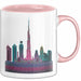 Dubai VAE Burj Khalifa Tasse Geschenk Lustige Geschenkidee Spruch Rosa Trendation