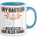 DIY-Bastler Tasse Geschenk für DIY-Bastler Der Mann Der Alles Kann Geschenkidee zum Geburtstag Blau Trendation