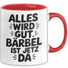 Bärbel Tasse Geschenk Alles Ist Gut Bärbel Ist Jetz Da Geschenkidee Becher mit Name Rot Trendation