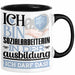 Sozialarbeiterin Ausbildung Start Geschenk Tasse Ich Bin Sozialarbeiterin In Der Ausbildung Ich Darf Das Kaffee-Becher Geschenkidee Schwarz Trendation