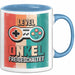 Onkel Gamer Sarkastisch Sarkasmus Tasse Geschenk Lustige Geschenkidee Spruch Level Onkel Freigeschaltet Blau Trendation