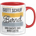 Bernd Tasse Geschenk Gott Schuf Bernd Und Dachte Wird Lustig Geschenkidee Rot Trendation