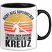 Christen Tasse Geschenk Christlich Glauben Kirche Geschenkidee Für Jesus-Fans Superhelden Meiner Trug Ein Kreuz Trendation