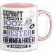 Rennfahrer Geschenk Lustiger Spruch für Rennfahrer Geschenkidee Bester Rennfahrer Der Welt Rosa Trendation