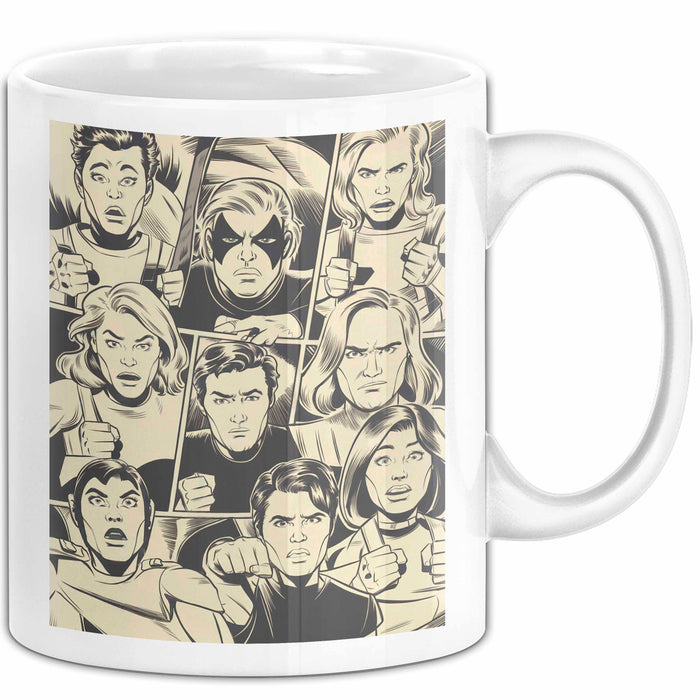 Comic Künstler Tasse Geschenk Lustige Geschenkidee Spruch Für Panel Geschichtenerzähler Weiß Trendation