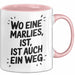 Marlies Tasse Geschenk Wo Eine Marlies Ist Ist Auch Ein Weg Geschenkidee Becher mit Name Trendation