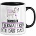 Geschenk für Tiermalerin Tasse Lustige Geschenkidee Geburtstag Ich Bin Tiermalerin Ich Darf Das Trendation