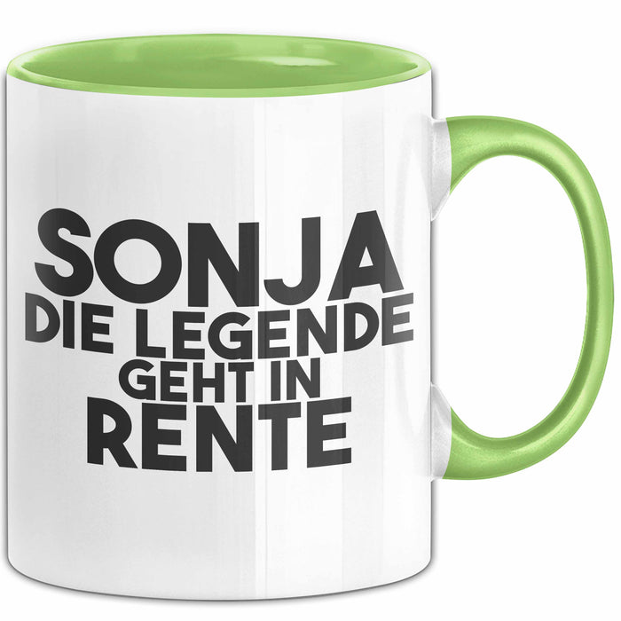 Sonja Tasse Sonja – Die Legende Geht In Rente Geschenk