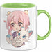 Anime Tasse Geschenk Grafik Grün Trendation