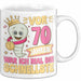 70. Geburtstag Tasse Geschenk Vor 70 Jahren War Ich Mal Die Schnellste Geschenkidee Frauen Mutter Oma Weiß Trendation