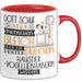 Haustier-Modedesignerin Geschenk Becher Tasse Gott Schuf Alle Menschen Gleich Nur Die Besten Durfeten Haustier-Modedesignerin Werden Geschenkidee Lustig Rot Trendation