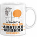 Abenteurreisender Geschenk Tasse So Gut Kann Nur Ein Abenteurreisender Aussehen Geschenkidee Kaffee-Becher Weiß Trendation