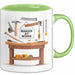Handwerker Tasse Geschenk Lustige Geschenkidee Spruch Für Macher Grün Trendation