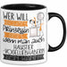 Haustier-Modedesignerin Tasse Geschenk Spruch Wer Will Schon Prinzessin Sein Wenn Man Auch Haustier-Modedesignerin Sein Kann Trendation