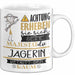 Jägerin Tasse Geschenk Lustiger Spruch Bitte Erheben Sie Sich Seine Majestät Die Jägerin Betritt Den Raum Weiß Trendation