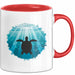 Schildkröte Tierliebhaber Tasse Geschenk Lustige Geschenkidee Spruch Rot Trendation