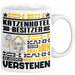 Katzenhotelbesitzer Geschenk Kaffee-Tasse Geschenkidee für Katzenhotelbesitzer Ich Bin Katzenhotelbesitzer Ich Kann Es Dir Erklären Jedoch Nicht Für Dich Verstehen Spruch Lustig Weiß Trendation