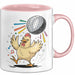 Hühnerliebhaber Tasse Geschenkidee für Geflügel Fans Rosa Trendation
