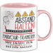 Parkour-Trainerin Tasse Geschenk Lustig Abstand Halten Hochleistungs-Parkour-Trainerin Mit Drang Zur Perfektion Bei Der Arbeit Rosa Trendation