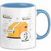 Shopify Verkäufer Tasse Geschenk Lustige Geschenkidee Spruch Für Online Shop Besitzer Blau Trendation
