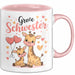 Big Sister Ältere Geschwister Schwestern Giraffe Tasse Becher Geschenk Lustige Geschenkidee Spruch Big Sister Rosa Trendation