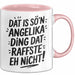Angelika Tasse Geschenk Dat Is So'n Angelika Ding Dat Raffste Eh Nicht Geschenkidee Becher mit Name Rosa Trendation