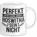 Roswitha Tasse Geschenk Perfekt Sein Kann Jeder Geschenkidee Geburtstag Weiß Trendation