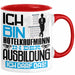 Hotelkaufmann Ausbildung Tasse Geschenk Ich Bin Hotelkaufmann In Der Ausbildung Ich Darf Das Geschenkidee Spruch Rot Trendation