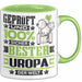 Uropa Geschenk Lustiger Spruch für Uropa Geschenkidee Bester Uropa Der Welt Grün Trendation