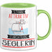 Seglerin Tasse Geschenk Becher Stark Attraktiv Furchtlos Seglerin Lustige Geschenkidee Grün Trendation