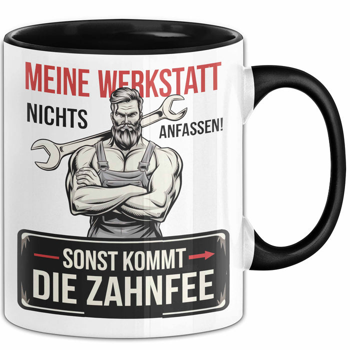 Handwerker Tasse Geschenk Fass Nichts In Der Werkstatt An Trendation