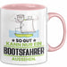 Bootsfahrer Geschenk Tasse So Gut Kann Nur Ein Bootsfahrer Aussehen Geschenkidee Kaffee-Becher Rosa Trendation