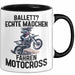Motorcross Tasse Geschenk Ballett Echte Mädchen Fahren Motocross Trendation