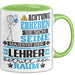 Lehrer Geschenk Tasse Lustiger Spruch Erheben Sie Sich Der Lehrer Betritt den Raum Grün Trendation