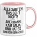 Anja Tasse Geschenk Alle Sagten Das Geht Nicht Aber Dann Kam Anja Und Hat Es Einfach Gemacht Geschenkidee Becher mit Name Rosa Trendation