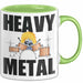 Chemiker Tasse Geschenk Punk Rock Spruch Geschenkidee Wissenschaftler Grün Trendation