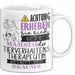 Tierverhaltenstherapeutin Tasse Geschenk Lustiger Spruch Bitte Erheben Sie Sich Seine Majestät Die Tierverhaltenstherapeutin Betritt Den Raum Weiß Trendation