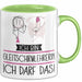 Geschenk für Gleitschirmlehrerin Tasse Lustige Geschenkidee Geburtstag Ich Bin Gleitschirmlehrerin Ich Darf Das Grün Trendation