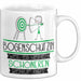 Bogenschützin Weil Es Keinen Schöneren Beruf Gibt Tasse Geschenk für Eine Bogenschützin Lustig Weiß Trendation