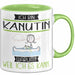 Kanutin Tasse Geschenk Ich Bin Kanutin Warum Weil Ich Es Kann Geschenkidee Geburtstag Grün Trendation