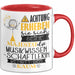 Musikwissenschaftlerin Tasse Geschenk Lustiger Spruch Bitte Erheben Sie Sich Seine Majestät Die Musikwissenschaftlerin Betritt Den Raum Rot Trendation