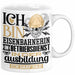 Eisenbahnerin im Betriebsdienst Ausbildung Start Geschenk Tasse Ich Bin Eisenbahnerin im Betriebsdienst In Der Ausbildung Ich Darf Das Kaffee-Becher Geschenkidee Weiß Trendation