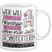 Songtexterin Tasse Geschenk Spruch Wer Will Schon Prinzessin Sein Wenn Man Auch Songtexterin Sein Kann Weiß Trendation