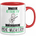 Indie-Musikerin Tasse Geschenk Becher Stark Attraktiv Furchtlos Indie-Musikerin Lustige Geschenkidee Rot Trendation