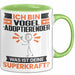 Vogel-Adoptierender Tasse Geschenk für Vogel-Adoptierender Geburtstag Lustiger Spruch Kaffee-Becher Was Ist Deine Superkraft Grün Trendation